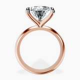14kt Rose Gold Alora Six Prong Solitaire Lab Diamond Ring side right image one