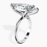 14kt White Gold Alora Six Prong Solitaire Lab Diamond Ring standing product image one