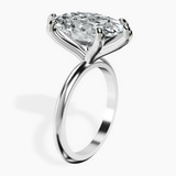 14kt White Gold Alora Six Prong Solitaire Lab Diamond Ring standing product image one