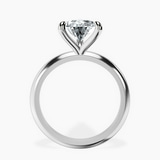 14kt White Gold Alora Six Prong Solitaire Lab Diamond Ring side right image one