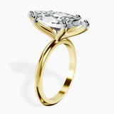 10kt Yellow Gold Alora Six Prong Solitaire Lab Diamond Ring standing product image one