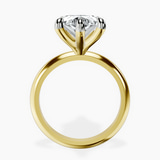 10kt Yellow Gold Alora Six Prong Solitaire Lab Diamond Ring side right image one