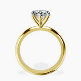 10kt Yellow Gold Alora Six Prong Solitaire Lab Diamond Ring side right image one