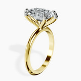 18kt Yellow Gold Alora Six Prong Solitaire Lab Diamond Ring standing product image one