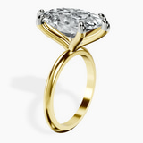 10kt Yellow Gold Alora Six Prong Solitaire Lab Diamond Ring standing product image one