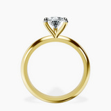 14kt Yellow Gold Alora Six Prong Solitaire Lab Diamond Ring side right image one
