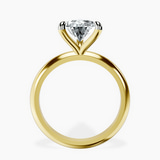 14kt Yellow Gold Alora Six Prong Solitaire Lab Diamond Ring side right image one