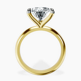 14kt Yellow Gold Alora Six Prong Solitaire Lab Diamond Ring side right image one