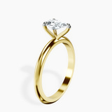 10kt Yellow Gold Alora Six Prong Solitaire Lab Diamond Ring standing product image one