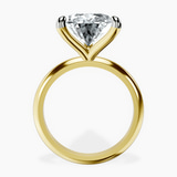 18kt Yellow Gold Alora Six Prong Solitaire Lab Diamond Ring side right image one