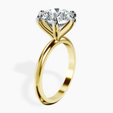 14kt Yellow Gold Alora Six Prong Solitaire Lab Diamond Ring standing product image one