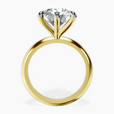 14kt Yellow Gold Alora Six Prong Solitaire Lab Diamond Ring side right image one