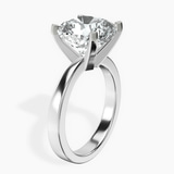 Platinum Jannel Tapering Solitaire Lab Diamond Ring standing product image one