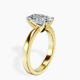 10kt Yellow Gold Jannel Tapering Solitaire Lab Diamond Ring standing product image one