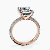 18kt Rose Gold Claire Full Eternity Lab Diamond Ring side right image one