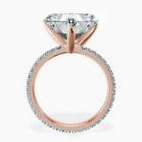 14kt Rose Gold Claire Full Eternity Lab Diamond Ring side right image one
