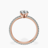 18kt Rose Gold Claire Full Eternity Lab Diamond Ring side right image one