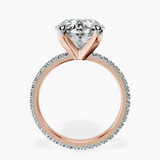 18kt Rose Gold Claire Full Eternity Lab Diamond Ring side right image one