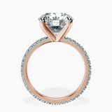 14kt Rose Gold Claire Full Eternity Lab Diamond Ring side right image one