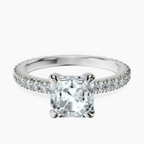Platinum Claire Full Eternity Lab Diamond Ring front image