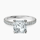 Platinum Claire Full Eternity Lab Diamond Ring front image