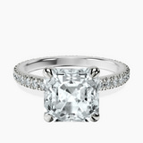 Platinum Claire Full Eternity Lab Diamond Ring front image