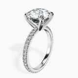 Platinum Claire Full Eternity Lab Diamond Ring standing product image one