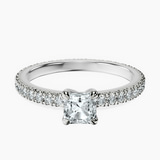 Platinum Claire Full Eternity Lab Diamond Ring front image