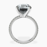 14kt White Gold Claire Full Eternity Lab Diamond Ring side right image one
