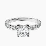 Platinum Claire Full Eternity Lab Diamond Ring front image