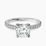 Platinum Claire Full Eternity Lab Diamond Ring front image