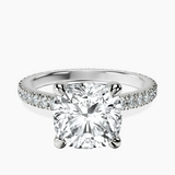 Platinum Claire Full Eternity Lab Diamond Ring front image