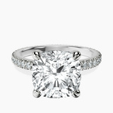Platinum Claire Full Eternity Lab Diamond Ring front image