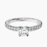 Platinum Claire Full Eternity Lab Diamond Ring front image