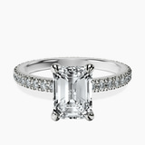 Platinum Claire Full Eternity Lab Diamond Ring front image