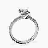 Platinum Claire Full Eternity Lab Diamond Ring side right image one