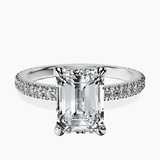 Platinum Claire Full Eternity Lab Diamond Ring front image