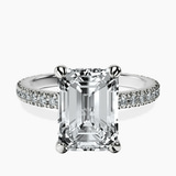 Platinum Claire Full Eternity Lab Diamond Ring front image