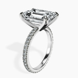 10kt White Gold Claire Full Eternity Lab Diamond Ring standing product image one