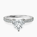 Platinum Claire Full Eternity Lab Diamond Ring front image