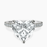 Platinum Claire Full Eternity Lab Diamond Ring front image