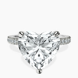 Platinum Claire Full Eternity Lab Diamond Ring front image
