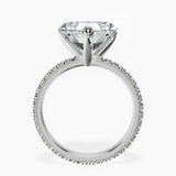 Platinum Claire Full Eternity Lab Diamond Ring side right image one