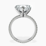 Platinum Claire Full Eternity Lab Diamond Ring side right image one