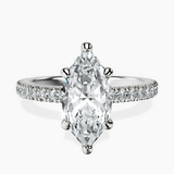Platinum Claire Full Eternity Lab Diamond Ring front image