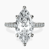 Platinum Claire Full Eternity Lab Diamond Ring front image