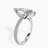 Platinum Claire Full Eternity Lab Diamond Ring standing product image one