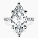 Platinum Claire Full Eternity Lab Diamond Ring front image