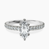 14kt White Gold Claire Full Eternity Lab Diamond Ring front image
