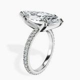 10kt White Gold Claire Full Eternity Lab Diamond Ring standing product image one